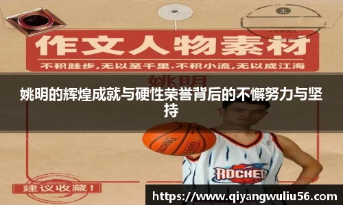 姚明的辉煌成就与硬性荣誉背后的不懈努力与坚持